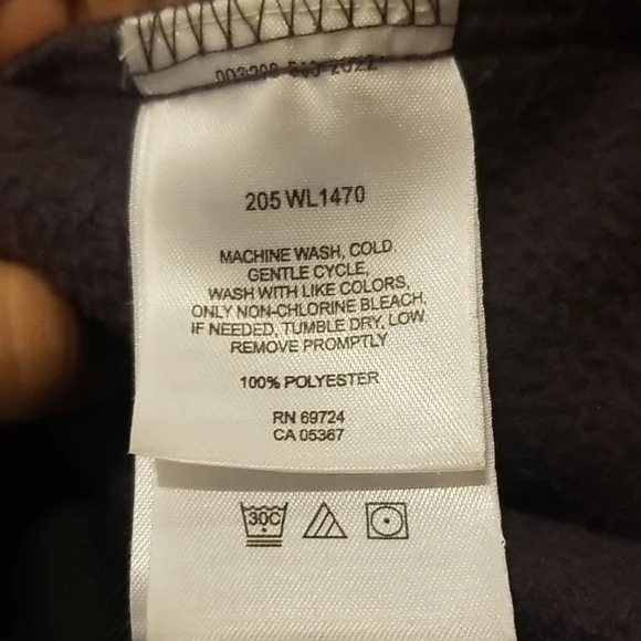 Columbia Dark Purple Fleece Vest - Picture 5 of 6